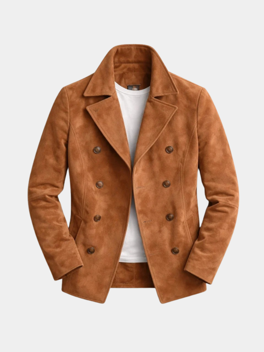 Structured Double-Breasted Coat