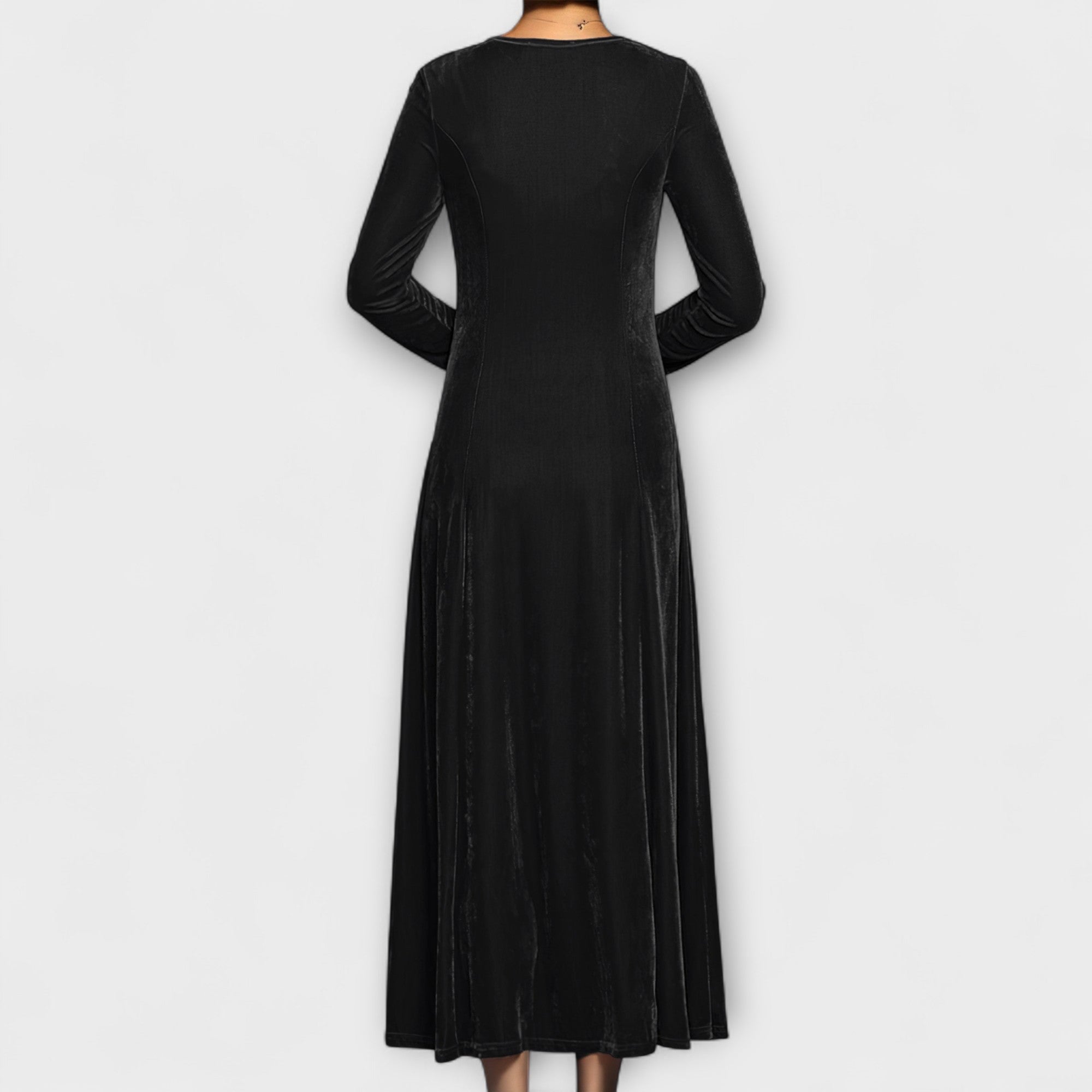 Vivian | Timeless Velvet A-Line Dress