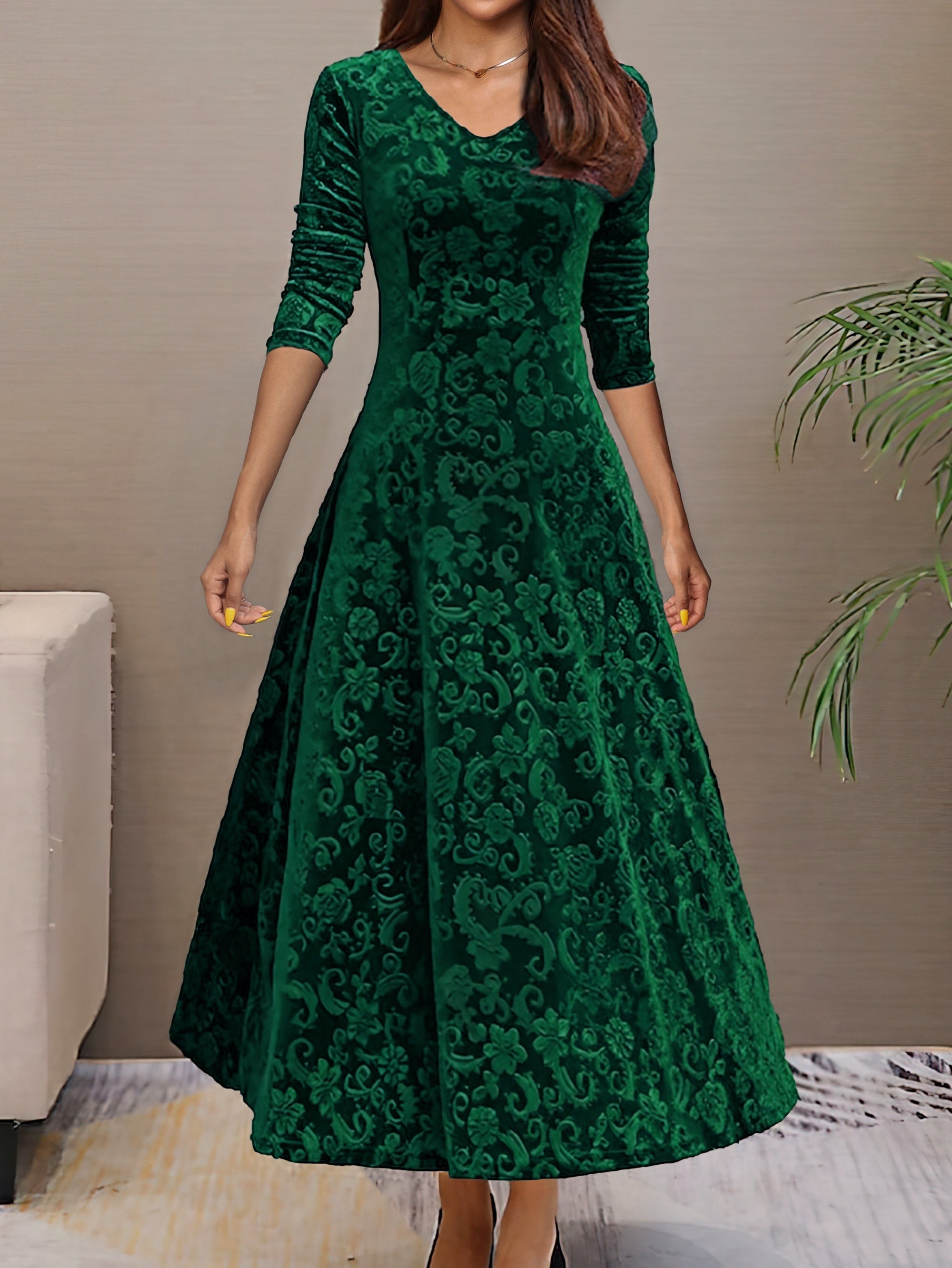 Olivia | Festive Winter Grace Dress