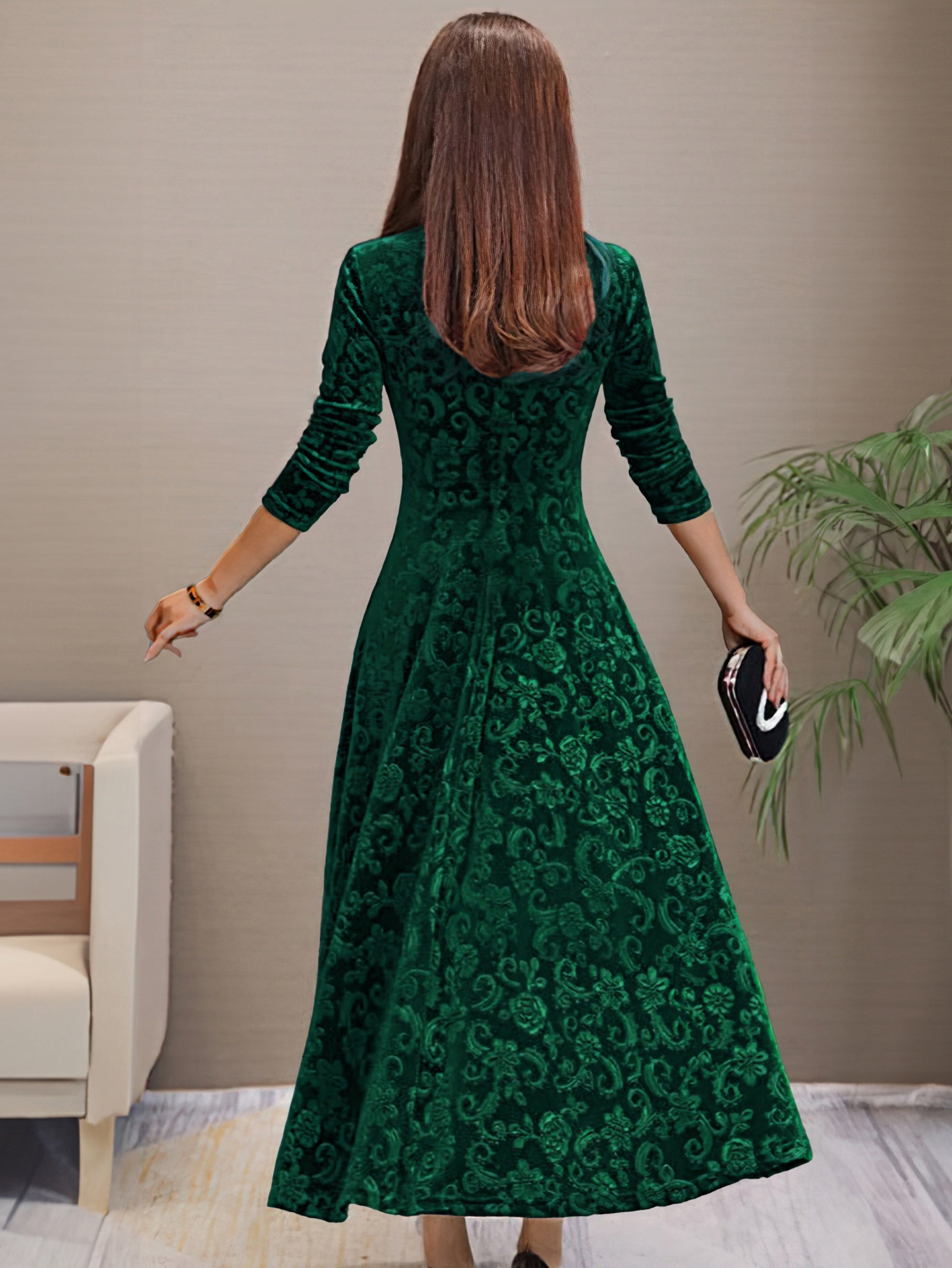 Olivia | Festive Winter Grace Dress