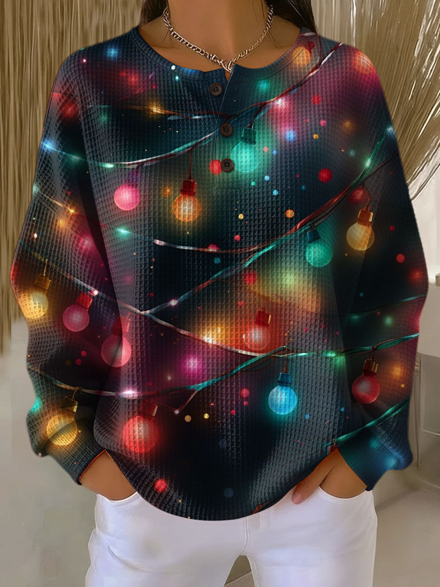 Thalassa  | Christmas Sweater with Lanterns and Cozy Vibes
