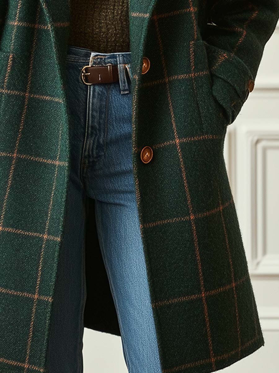 Audrey | Classic Plaid Coat