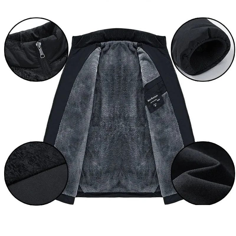 Refined Padded Cold-Weather Coat