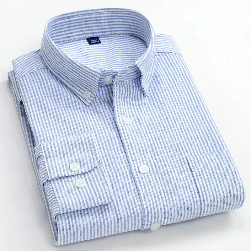 Modern Striped Cotton Shirt