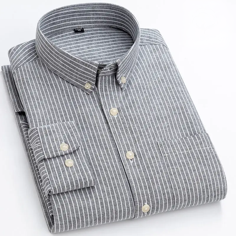 Modern Striped Cotton Shirt
