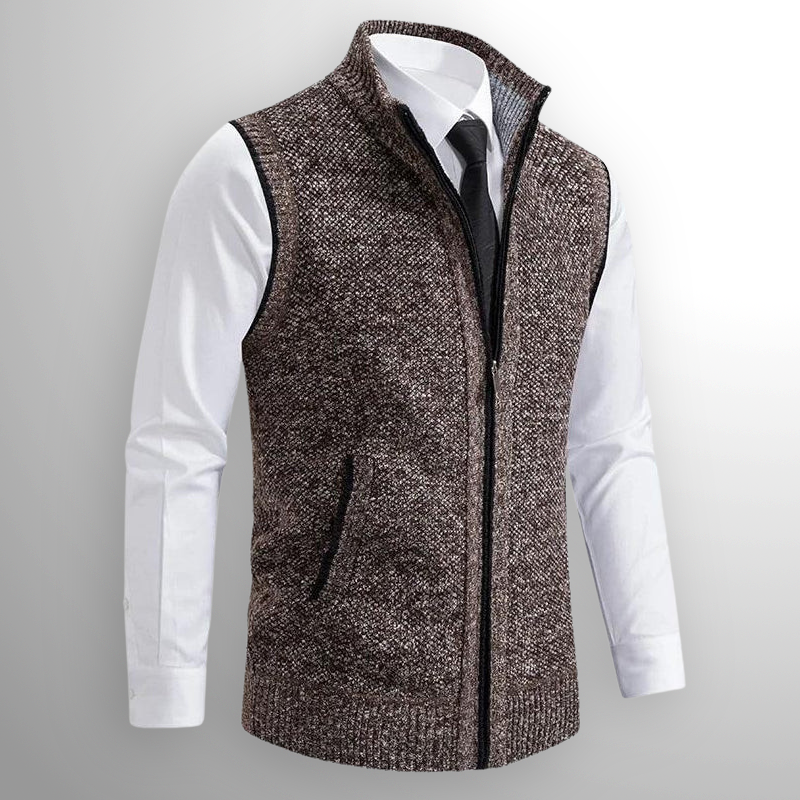 Refined Zip Vest