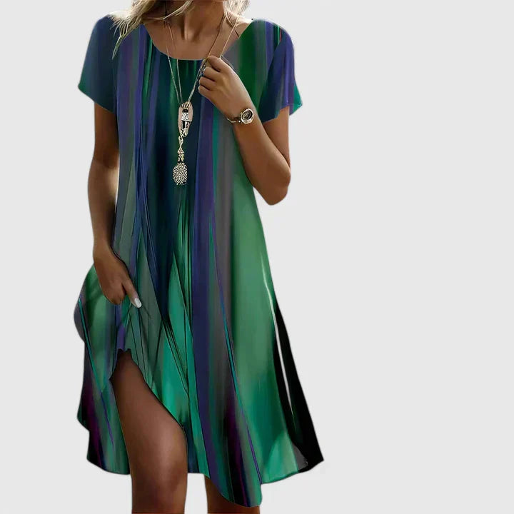 Raelyn | Airy Vibrant Print Summer Dress